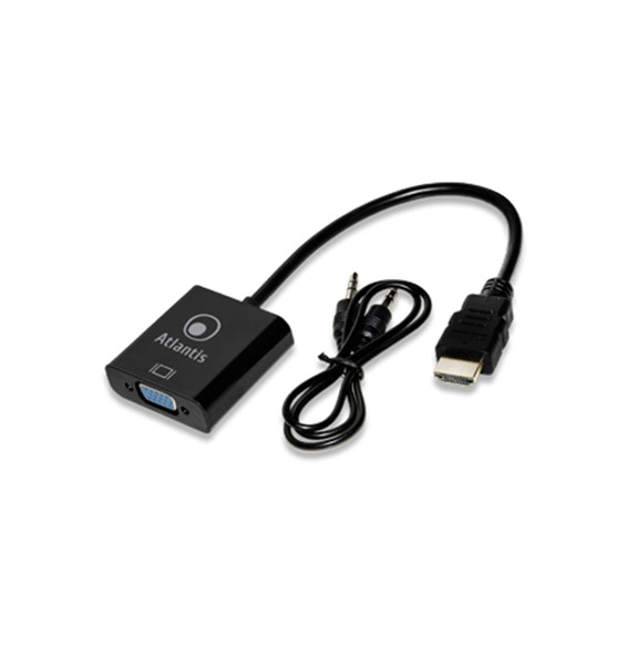  A04-HDMI_VGA ADATTATORE HDMI VGA CM.20 ATLANTIS A04-HDMI_VGA 